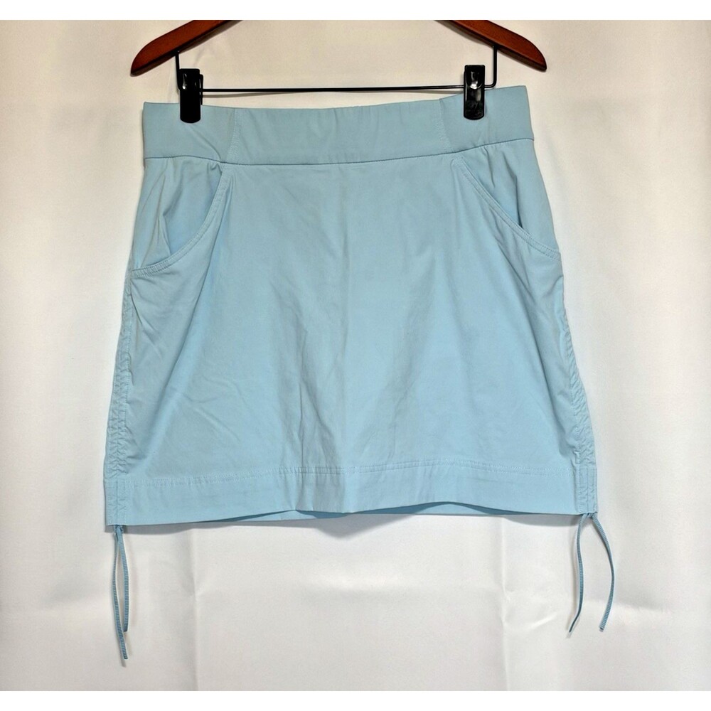 Columbia Womens Baby Blue Anytime Casual Skort Hiking Golf Active Skirt Large